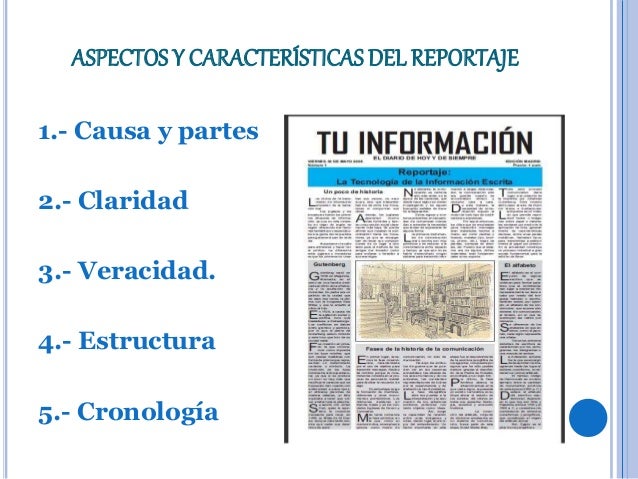 El reportaje
