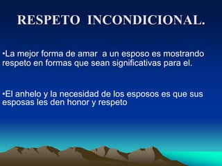 VERSÍCULO CLAVE: Ef 5.33.  “Cada uno ustedes ame también a su esposa como a si mismo y que la esposa respete a su esposo. 