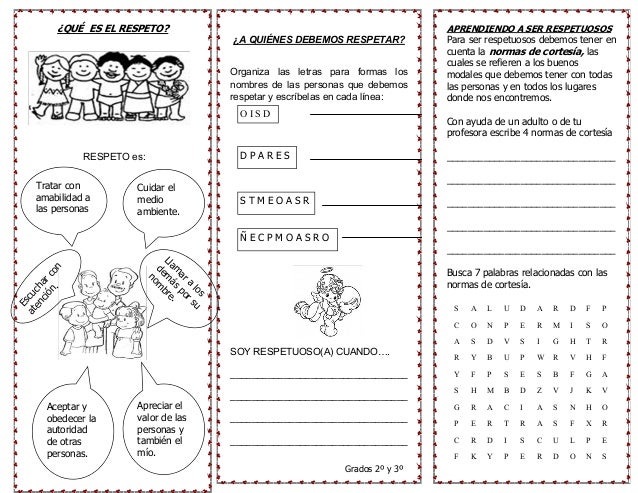El respeto grado 2 y 3°