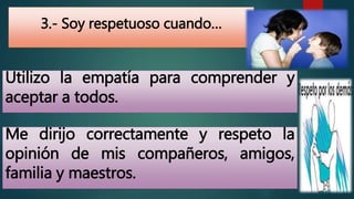 El respeto (iv unidad) segundo | PPTX