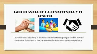 El respeto y la convivencia escolar-Diaporama.pptx