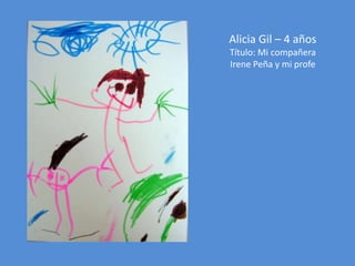 Alicia Gil – 4 años
Título: Mi compañera
Irene Peña y mi profe

 