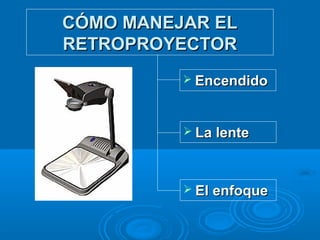 Retroroiector El Retroproyector. | PPT