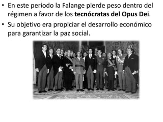 LA ÉPOCA DE               LA ÉPOCA DEL
     LA                   DESARROLLO
 AUTARQUÍA                 ECONÓMICO
(1939-195...
