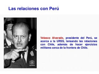 Las relaciones con Perú
 