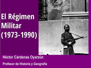 Héctor Cárdenas Oyarzún
Profesor de Historia y Geografía
 