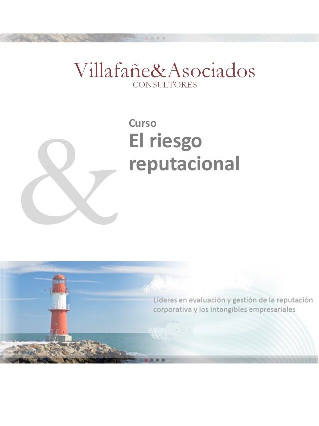 El riesgo reputacional