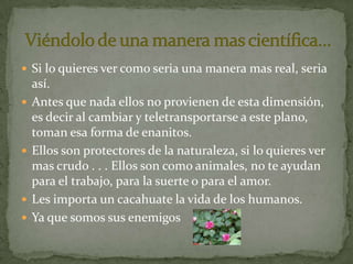 El Rincon del Duende en Power Point