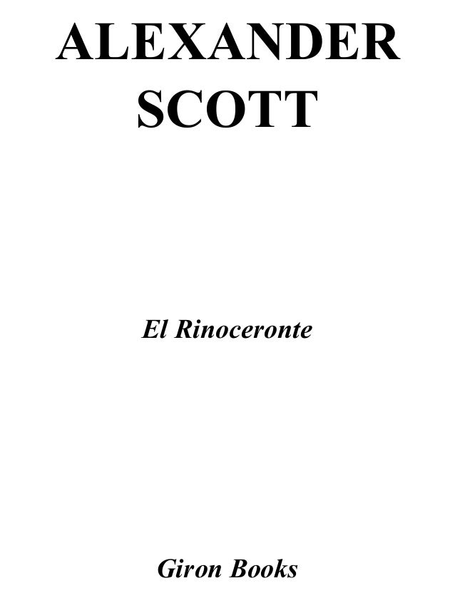 El Rinoceronte Scott Alexander