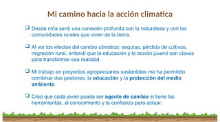 El Rol de la Juventud en la Agropecuaria Sostenible y el Cambio ...