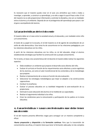 El rol del maestro y la importancia de la motivación para aprender | DOCX