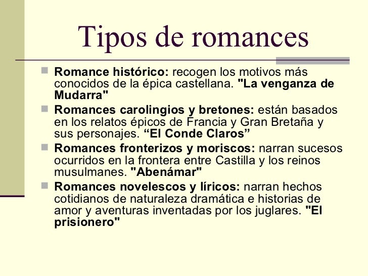 El romancero (nuria, cristina, andrea, rocío)