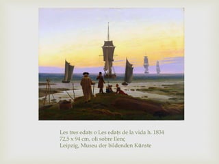 Les tres edats o Les edats de la vida h. 1834
72,5 x 94 cm, oli sobre llenç
Leipzig, Museu der bildenden Künste
 