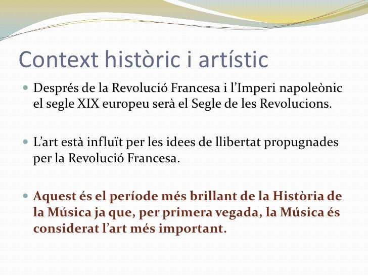 Resultado de imagen de romanticisme musical