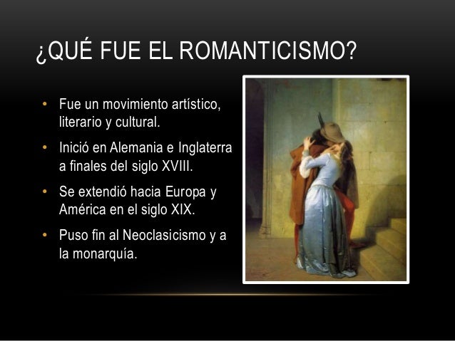 El romanticismo