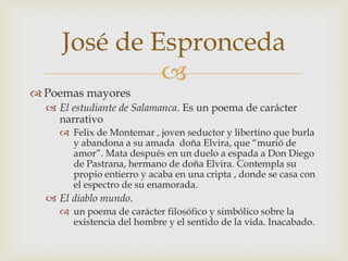 José de Espronceda
          A LA MUERTE DE TORRIJOS Y SUS
                  COMPAÑEROS

               Helos allí: junto...