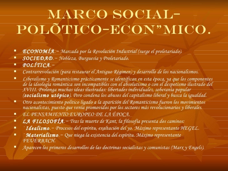 El romanticismo presentación