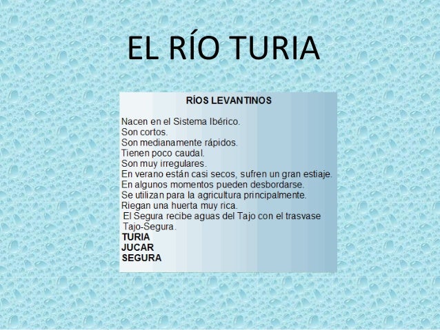 Donde Nace Y Desemboca El Rio Turia