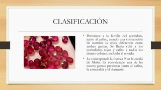 El rubi | PPTX