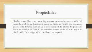 El rubi | PPTX