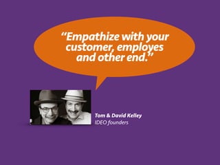 by Genitron
Parte1
Web Marketing
turistico#2014
TSD - Academy
“Empathizewithyour
customer,employes
andotherend.”
Tom & David Kelley
IDEO founders
 