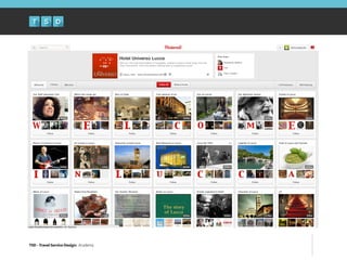 TSD - Travel Service Design: Academy
 