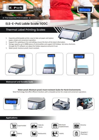 e-pos label printer & weighing scale 1100c (002)
