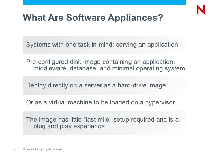 Build Your Own Software Appliances