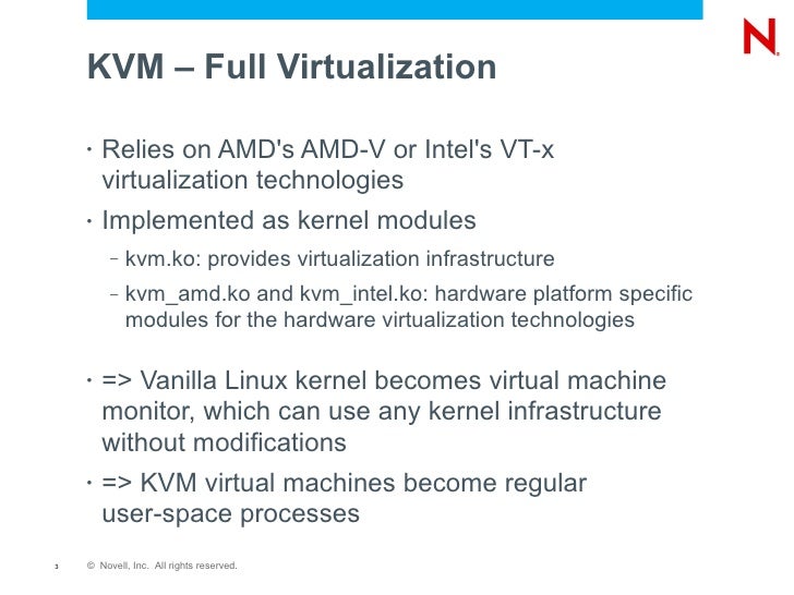 Virtualization with KVM (Kernelbased Virtual Machine)
