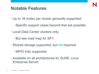 Building High Availability Clusters with SUSE Linux Enterprise High ...
