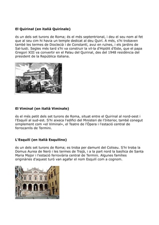 Els 7 turons ariadnacorr | ODT
