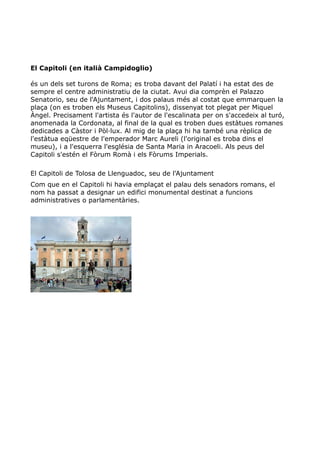 Els 7 turons ariadnacorr | DOC
