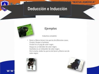 Deducción e Inducción
 