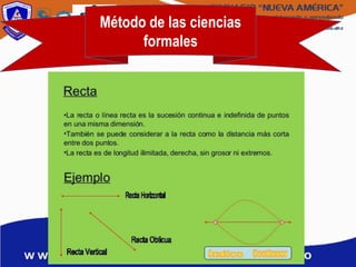 Método de las ciencias
formales
 