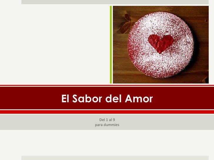 El sabor del amor