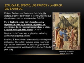 El Sacramento del Bautismo | PPTX