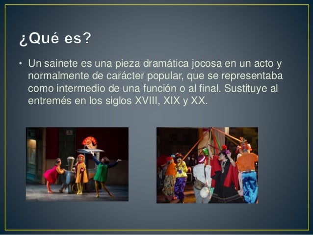 El sainete