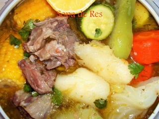 Sopa de Res
 