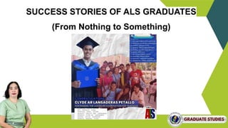 Report on Alternative Learning System (ALS) in Division of El Salvador ...