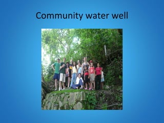 Community water well 