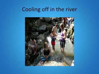 Cooling off in the river 