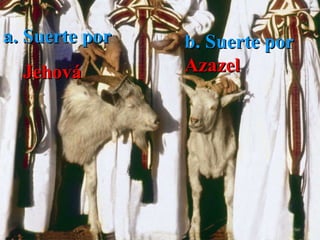 Suerte por  Jehová b. Suerte por   Azazel 