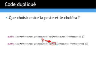 Code dupliqué

   Que choisir entre la peste et le choléra ?
 