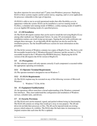 Elsa Instruments Requirements Elsa user manual | PDF