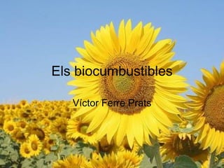 Els biocumbustibles

   Víctor Ferre Prats
 
