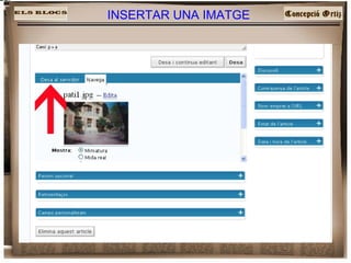 INSERTAR UNA IMATGE 