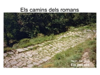 Els camins dels romans Nom del grup: Els gossos 