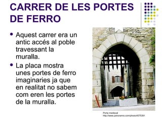 Els carrers de Torrelles de Foix