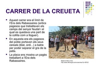 Els carrers de Torrelles de Foix