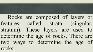 Us Ed History Rocks ELScie-Dating-of-Rocks-and-Geologic-Time.pptx